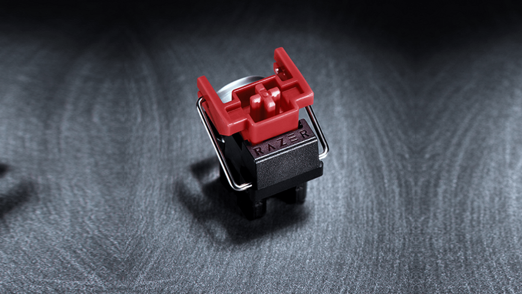 Razer's silent red linear optical switches