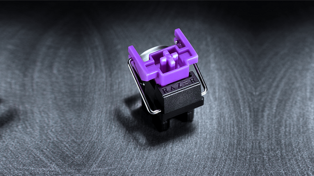 Razer's purple clicky optical switches